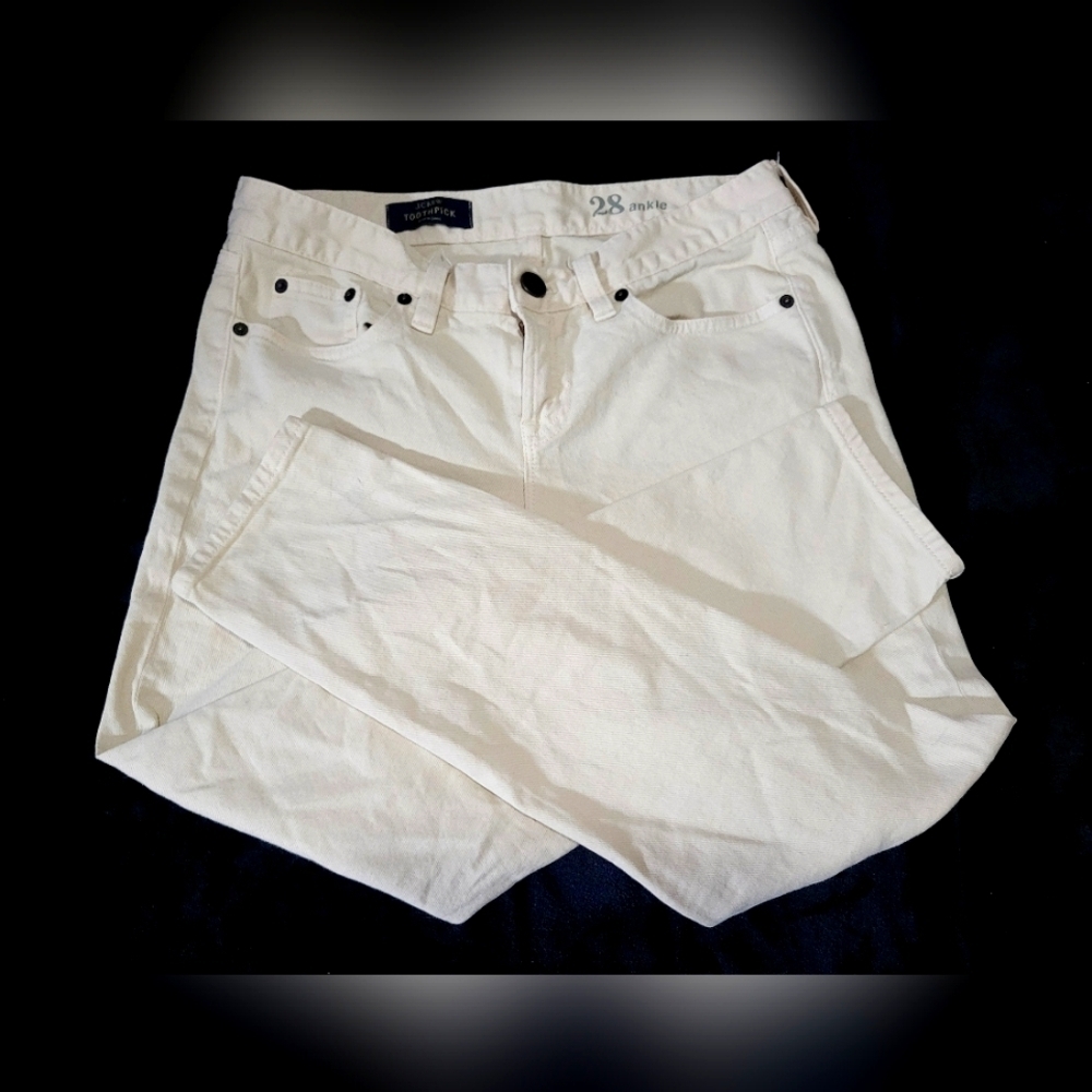 JCrew - Butter Yellow,  Ankle Jeans - Size 28